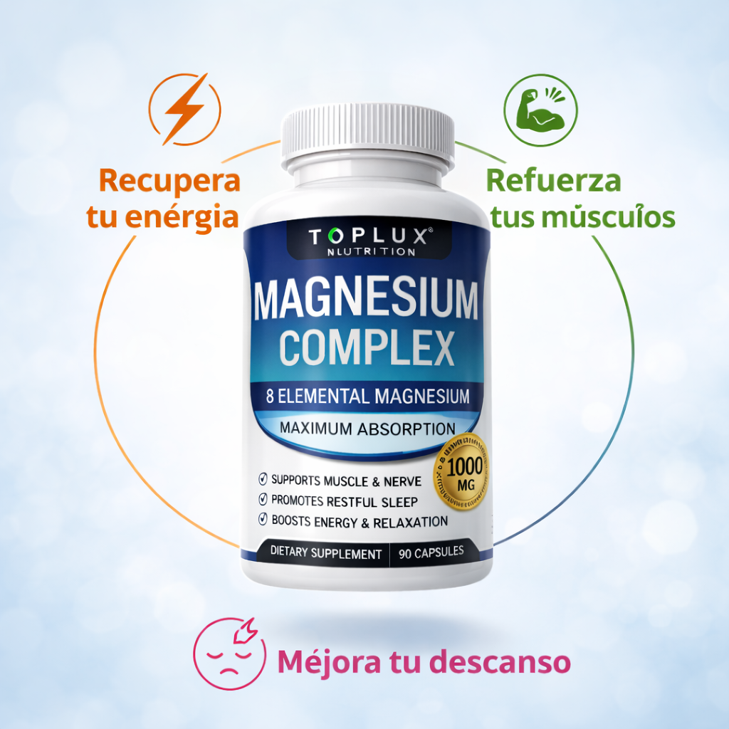 Magnesium Complex: Recupera tu energía y vitalidad diaria